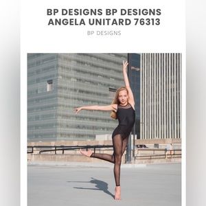 BP Angela black mesh unitard